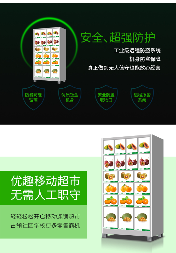 優(yōu)趣生活自動(dòng)售賣機(jī) 20門副柜 綜合 成人 醫(yī)療機(jī)(圖3)